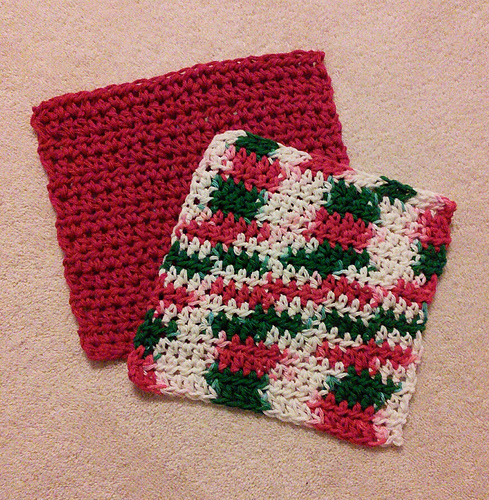 NoGrinch's hdc Dishcloth Washcloth