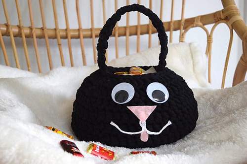 Black Cat Treat Bag