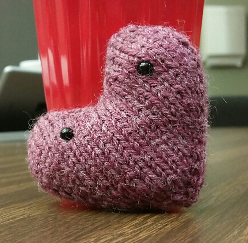 Give a little love- Knitted heart