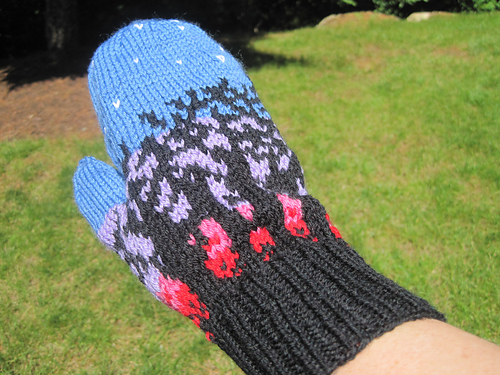 BRILLIANT TWILIGHT: Mittens and Fingerless Gloves