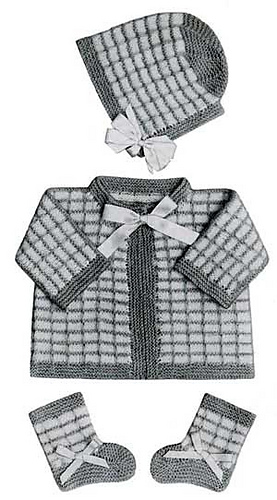 Knitted Baby Set #104