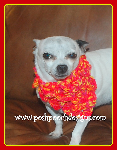 Crocodile Stitch Dog Bandanna bandana