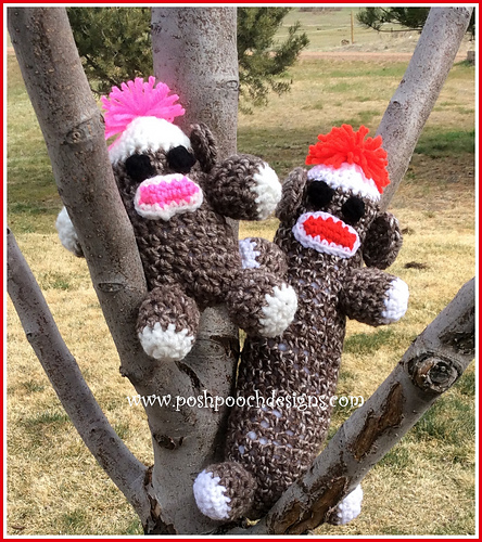 Sock Monkey Dog Woobie