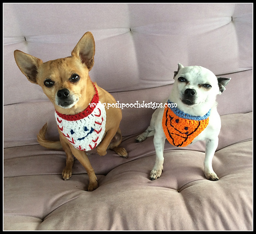 Baseball Dog Bandanna