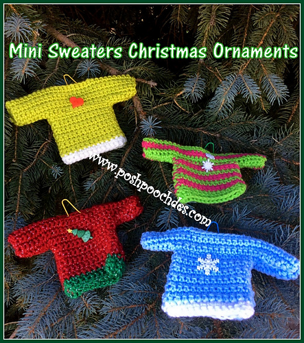 Mini Christmas Sweater Ornament