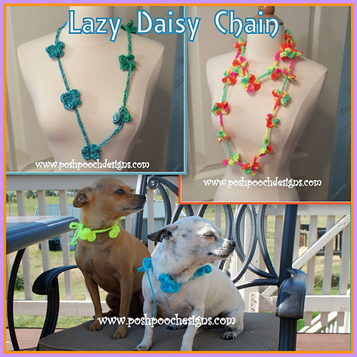 Lazy Daisy Chain necklace, scarf or cowl