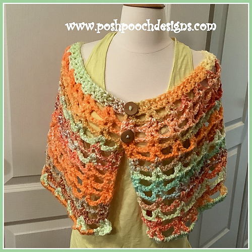Whimsical Cape Shawl
