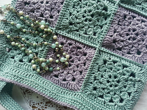 Vintage flower bag