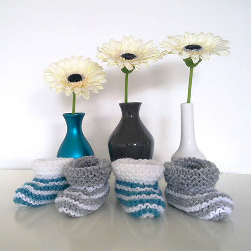 Easiest & Fastest Baby Booties Ever!