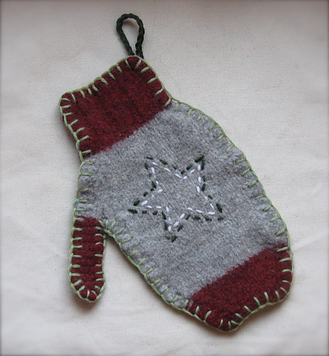 Decorative Winter Mittens