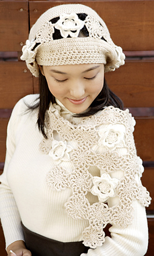 Flower Motif Hat
