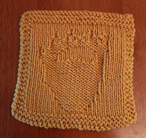 Animal Tracks dishcloth: Badger
