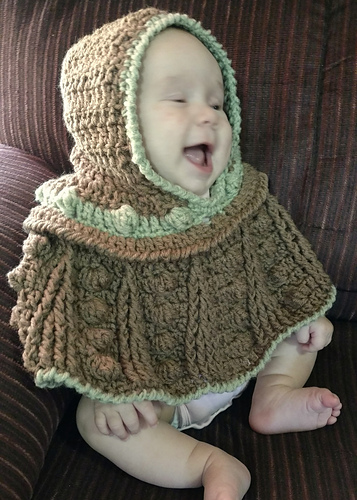 Sticks and Stones Baby Poncho