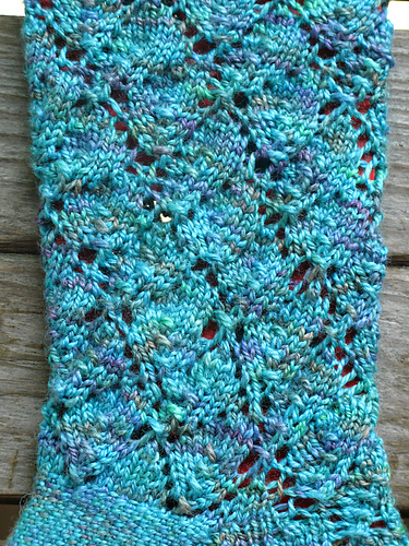 Teal Goo Socks Chart