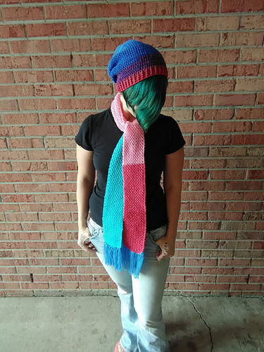 Easy Crochet Hat & Scarf
