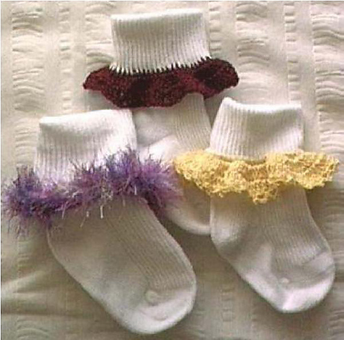 Sock Edgings For Baby