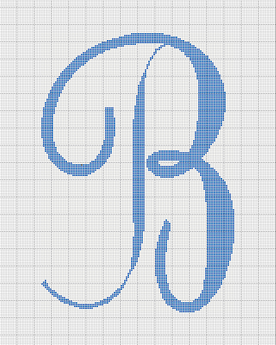 Monogram B Blanket