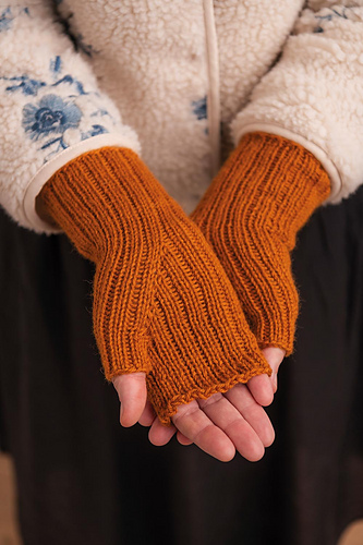 Stockholm - fingerless mittens