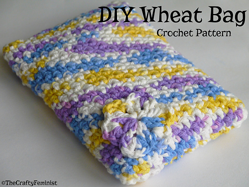 Crochet Wheat Bag Cover