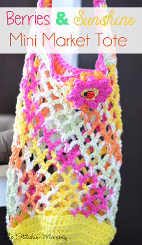 Berries and Sunshine Mini Market Tote