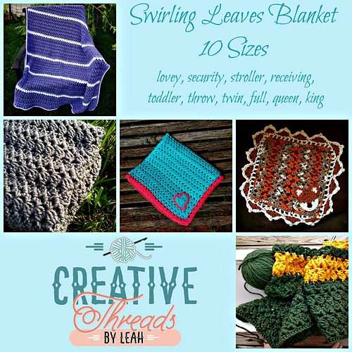 Swirling Leaves Blanket