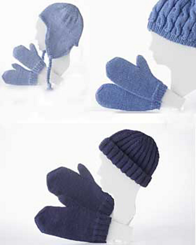 Family Mittens and Hats: Man’s Version