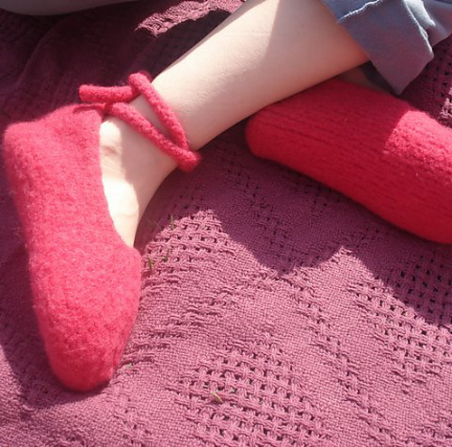 Felted Slipper