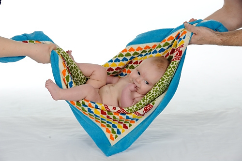 Baby Blanket Latvian Garden