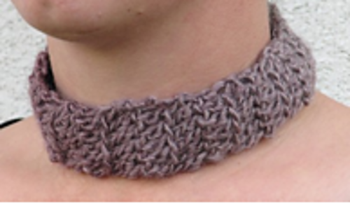 70s necklace in crochet/Virkat 70-tals halsband