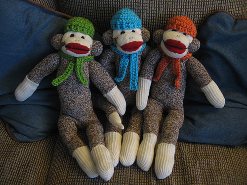 Sock Monkey Accessories