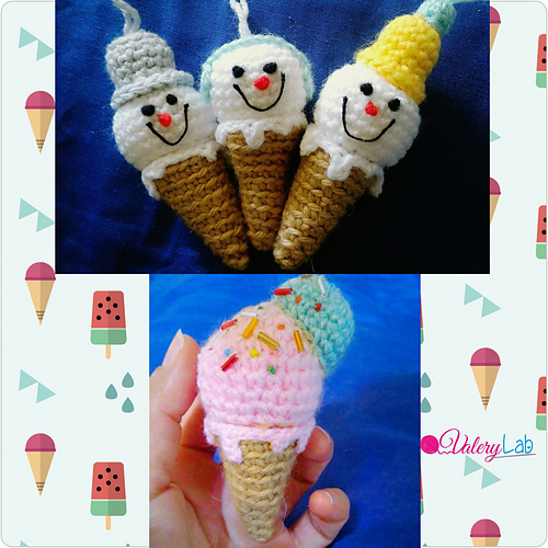 Ice cream amigurumi