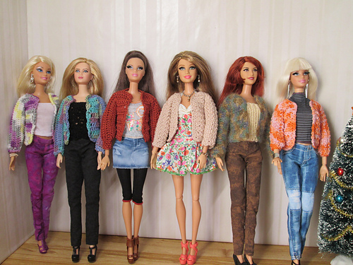 Open Cardigan for Barbie