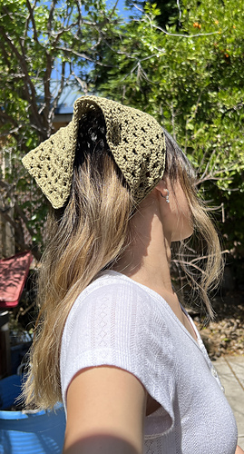 Granny Square Triangle Bandana/Headscarf