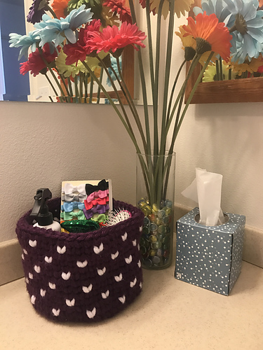 Mini Heart Basket
