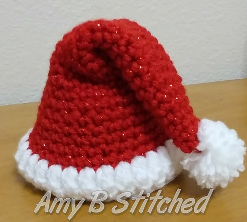 Santa Hat Jar Topper