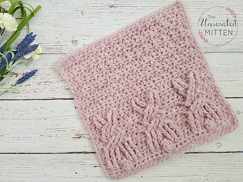 Cute Bunny Cable Square