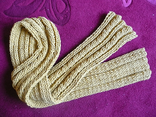 Cable Scarf