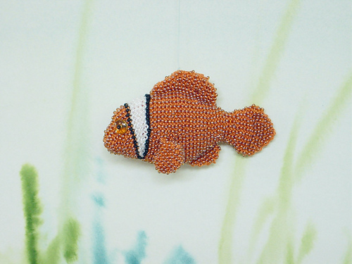 Beaded Clown Fish (Beaded Aquarium Series)