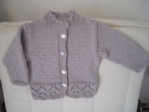 Emma Lace Cardigan and hat