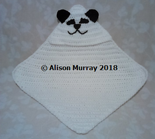 Panda Hooded Wrap