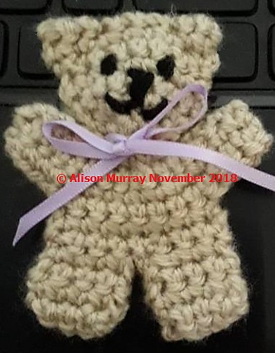 3" teddy