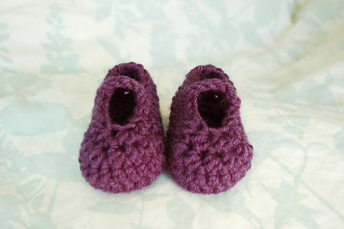 Worsted Weight Newborn Booties