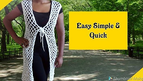 Easy vest for beginners