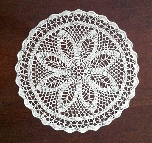 Spring Flower Doily