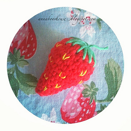 Little Crochet Strawberry