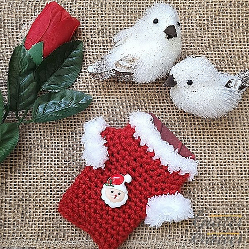Christmas Gift Card Holder Sweater Ornament