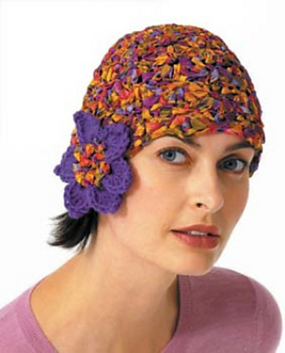Ribbon & Flower Cloche