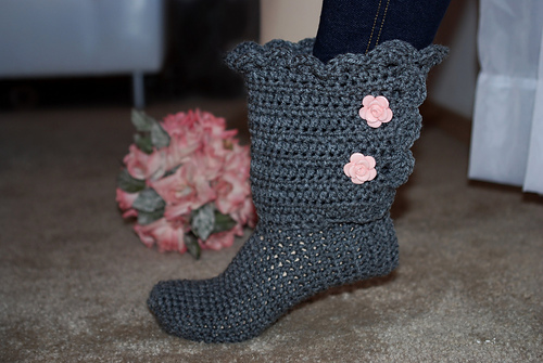 Glama's Fancy Bootie Slippers