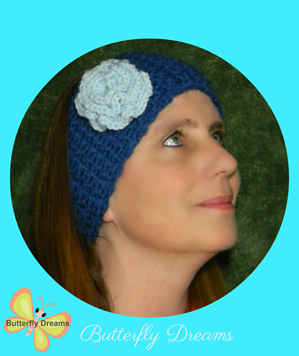 Winter Rose Earwarmer/Headband