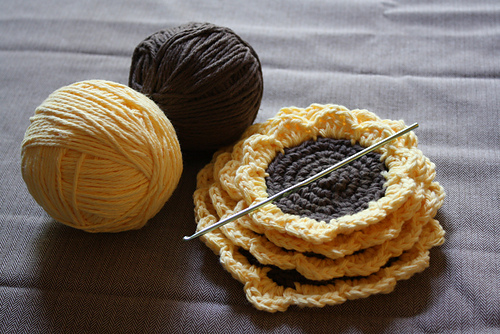 Sunflower Coasters